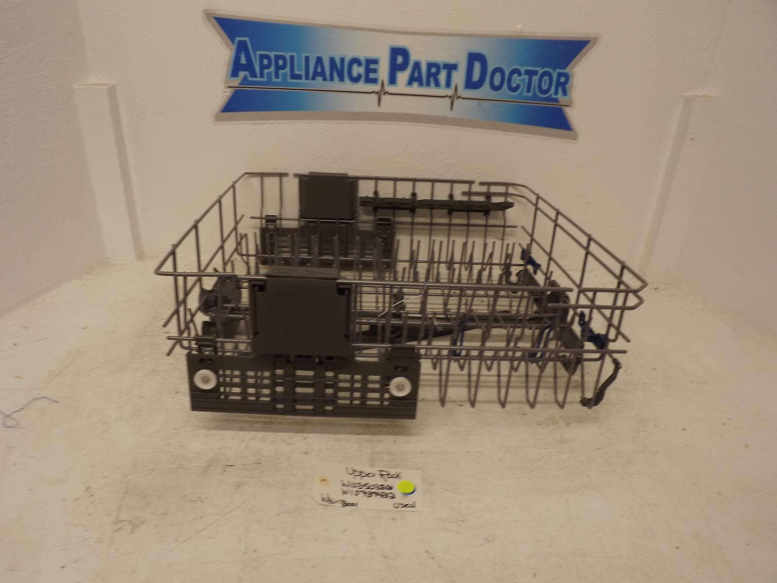 Whirlpool Dishwasher W10350380 W10727422 Upper Rack Used Whirlpool Dishwasher W10350380 W10727422 Upper Rack Used